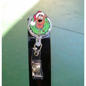 Scooby Doo With SD Dogtag Retractable Id Badge Reel Holder